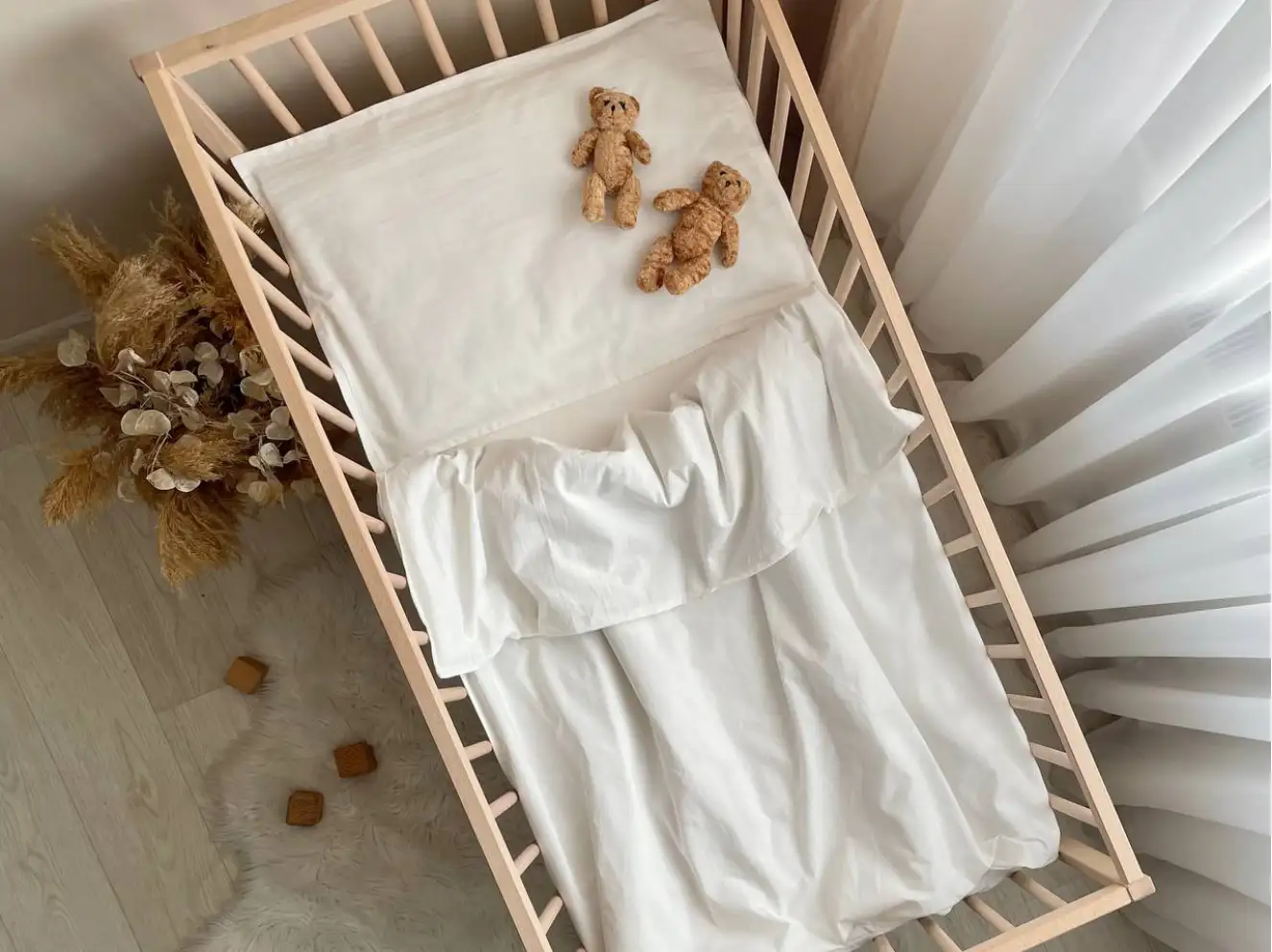 Комплект постільної білизни варена бавовна Молочний