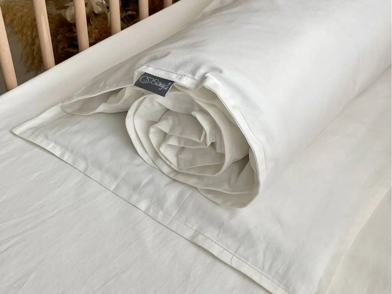 Комплект постільної білизни варена бавовна Молочний