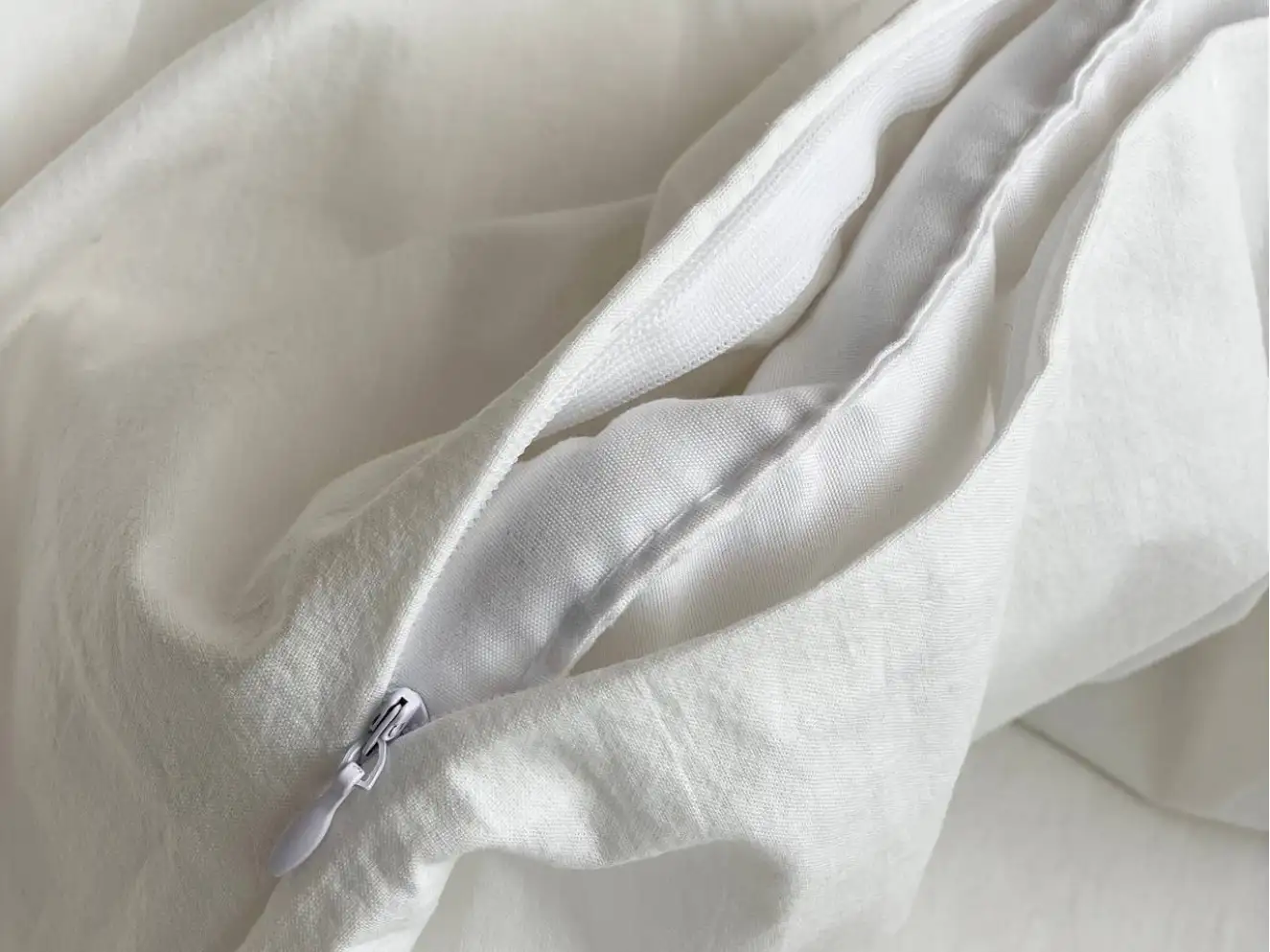 Комплект постільної білизни варена бавовна Молочний