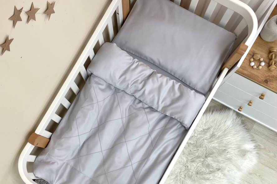 Комплект постельного белья DreamLand серый