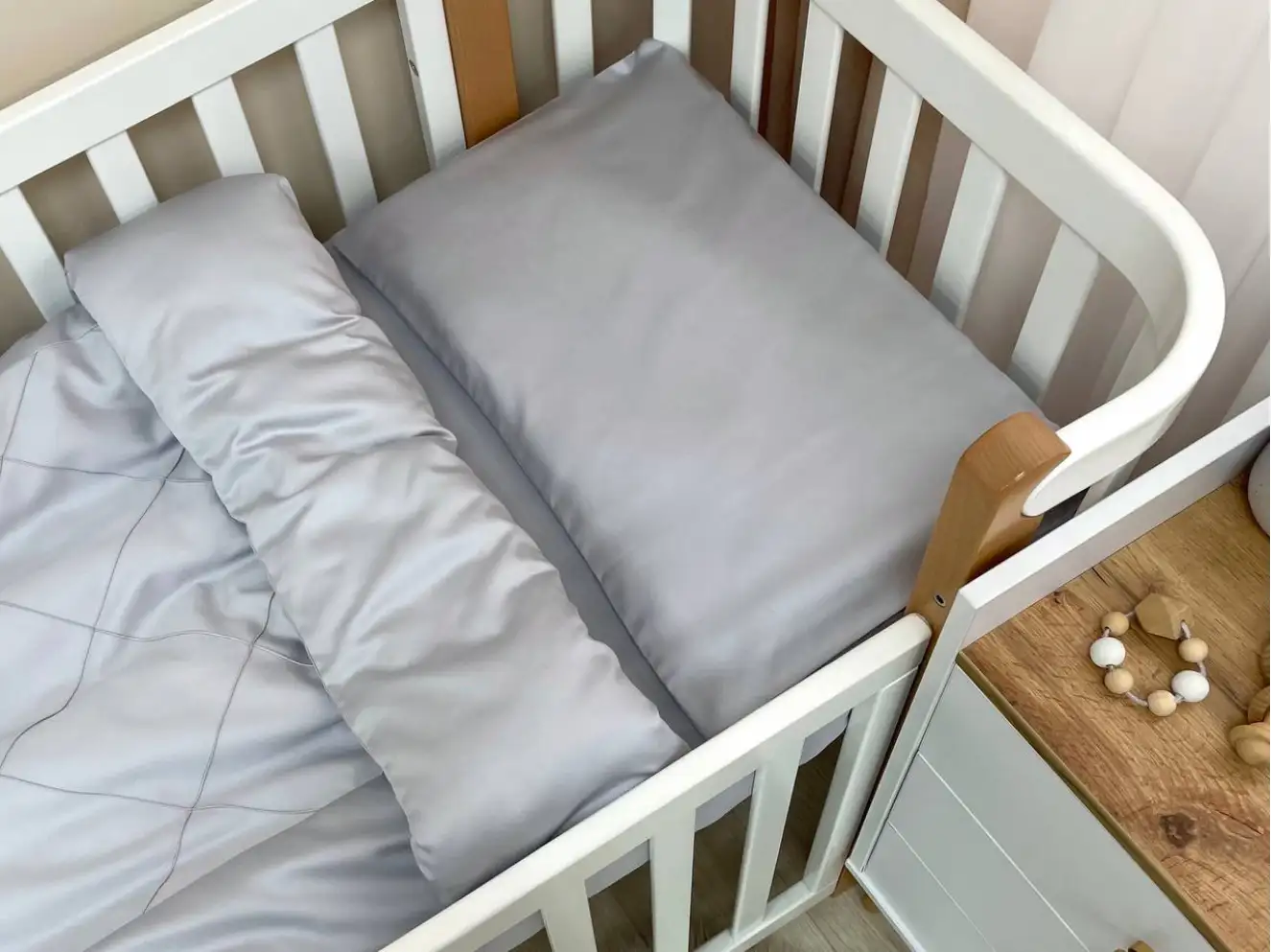 Комплект постільної білизни DreamLand сірий