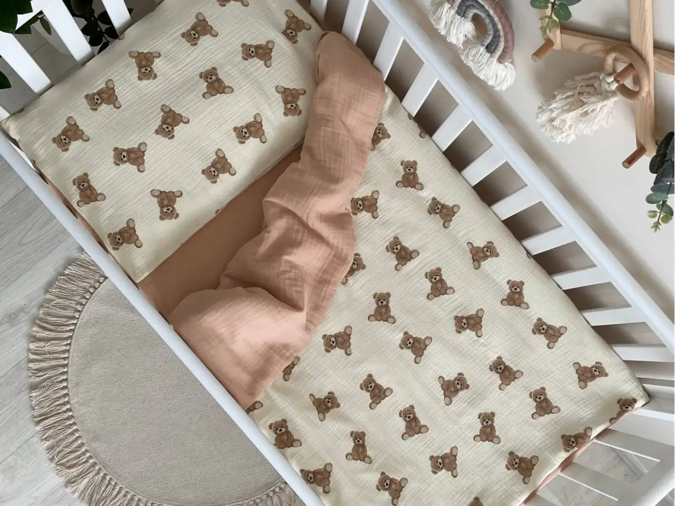 Комплект постільної білизни муслін Teddy Комплект постільної білизни муслін Teddy