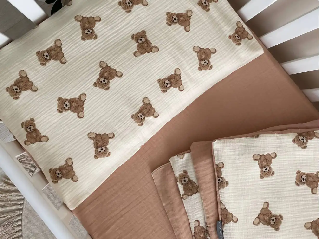 Комплект постільної білизни муслін Teddy Комплект постільної білизни муслін Teddy