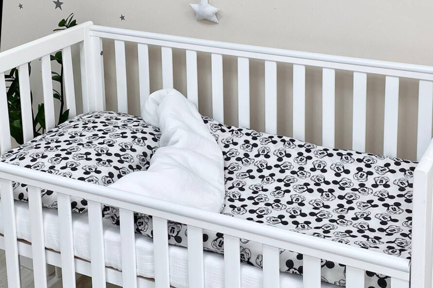 Комплект постельного белья муслин Микки