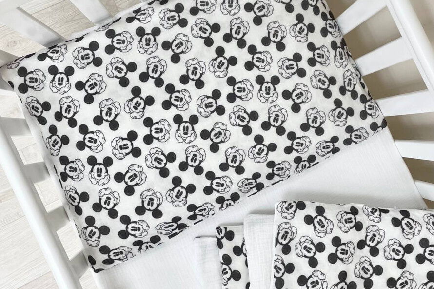 Комплект постельного белья муслин Микки