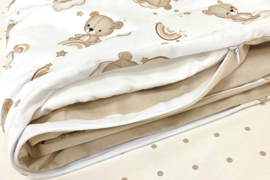 Комплект постельного белья Baby Mix Мишка на радуге