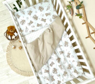 Комплект постельного белья Baby Mix Мишка на радуге