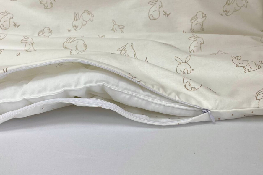 Комплект постельного белья Baby Mix Зайчики бежевые