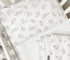 Комплект постельного белья Baby Mix Зайчики белый