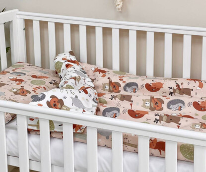 Комплект постельного белья Baby Mix Зверята музыканты