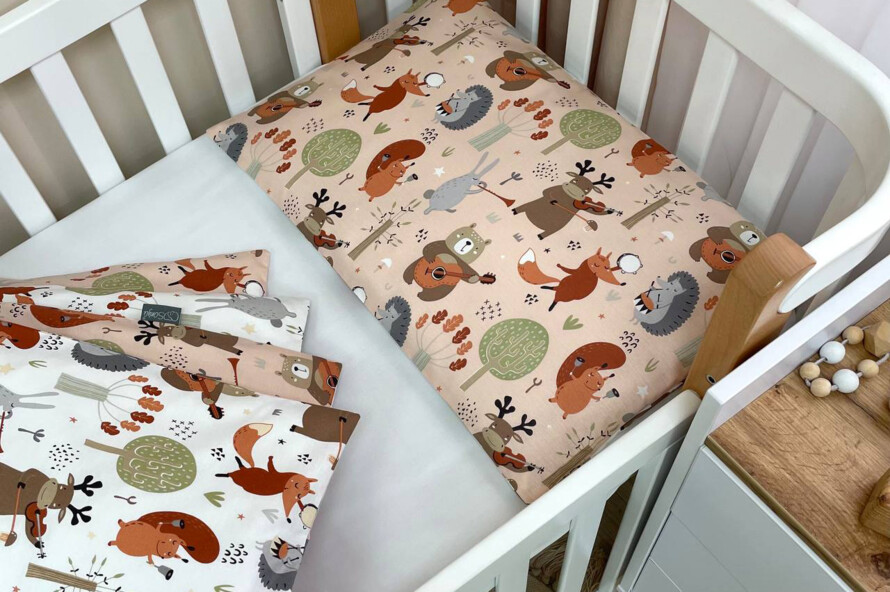 Комплект постельного белья Baby Mix Зверята музыканты