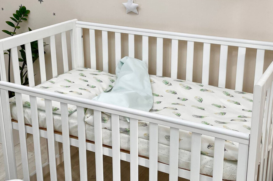 Комплект постельного белья Baby Mix Перо мята