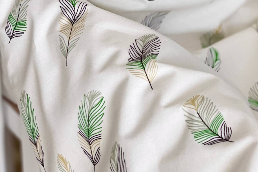 Комплект постельного белья Baby Mix Перо мята