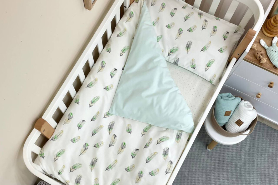 Комплект постельного белья Baby Mix Перо мята