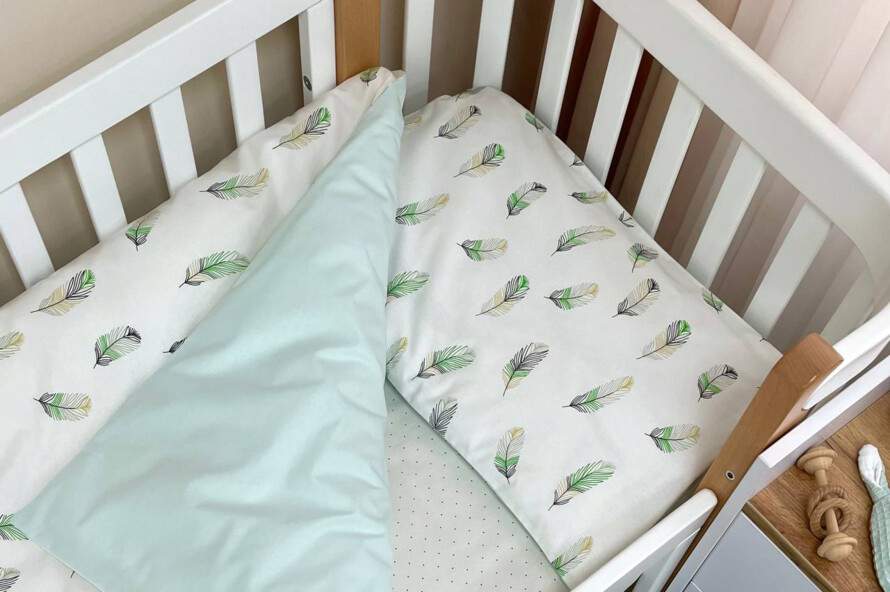 Комплект постельного белья Baby Mix Перо мята