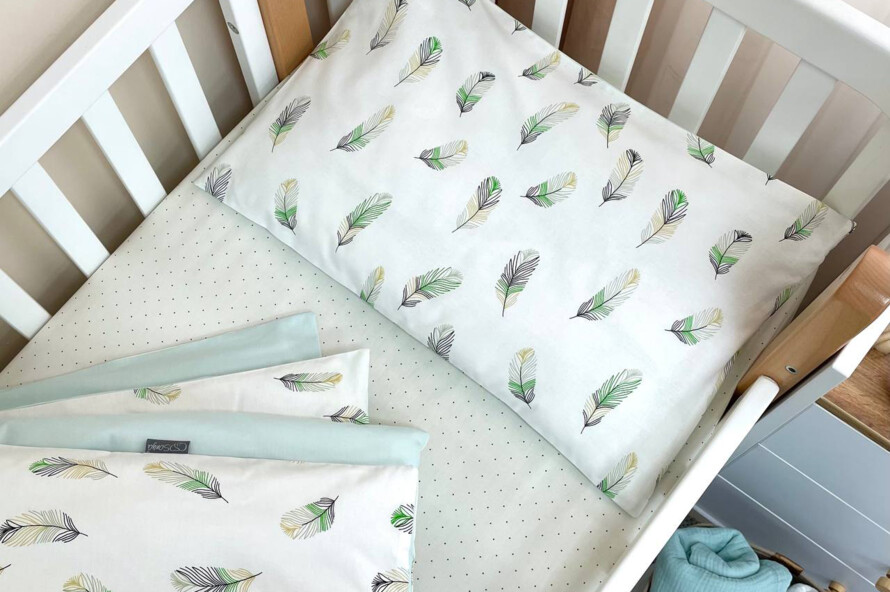 Комплект постельного белья Baby Mix Перо мята
