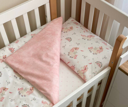 Комплект постельного белья Baby Mix Единорожки