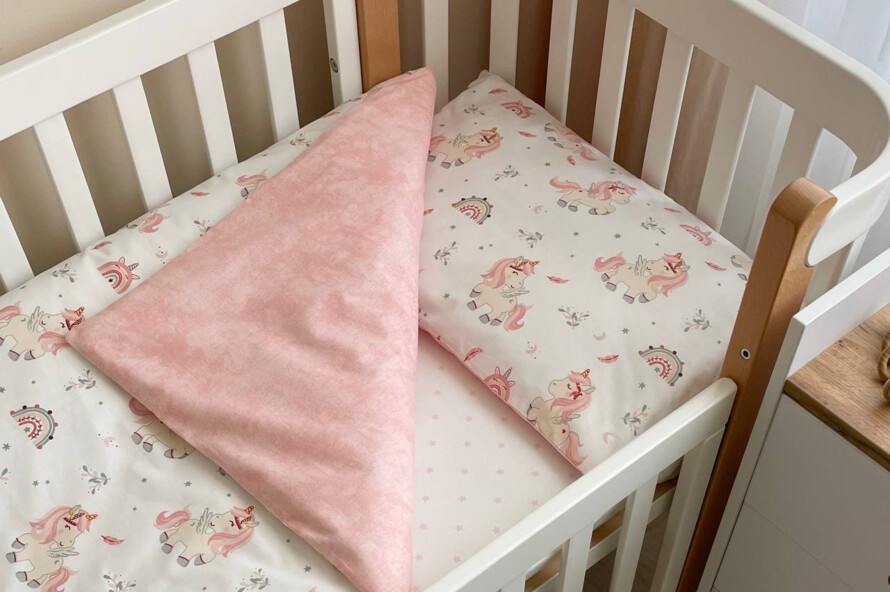 Комплект постельного белья Baby Mix Единорожки