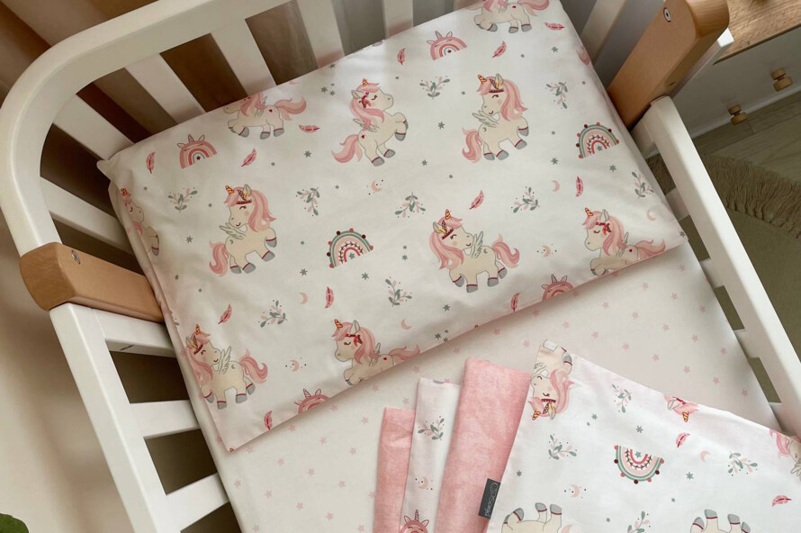 Комплект постельного белья Baby Mix Единорожки