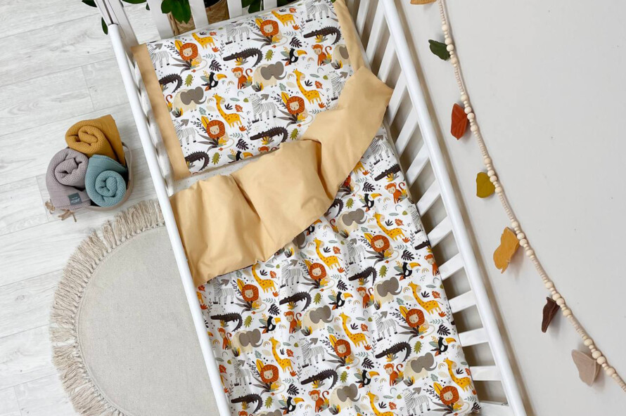 Комплект постельного белья Baby Mix Африканские зверята