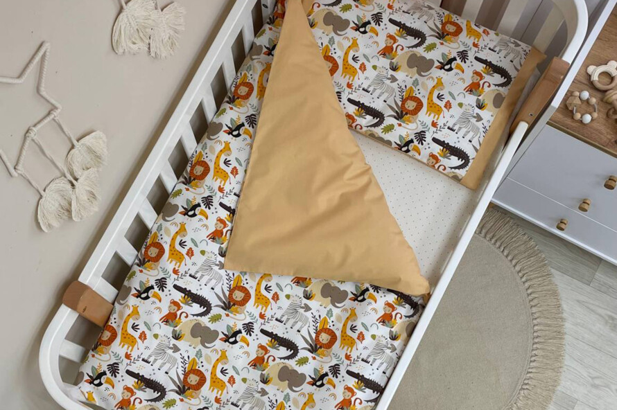 Комплект постельного белья Baby Mix Африканские зверята