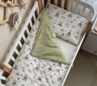 Комплект постельного белья Baby Mix Мишка boy мята