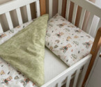 Комплект постельного белья Baby Mix Мишка boy мята