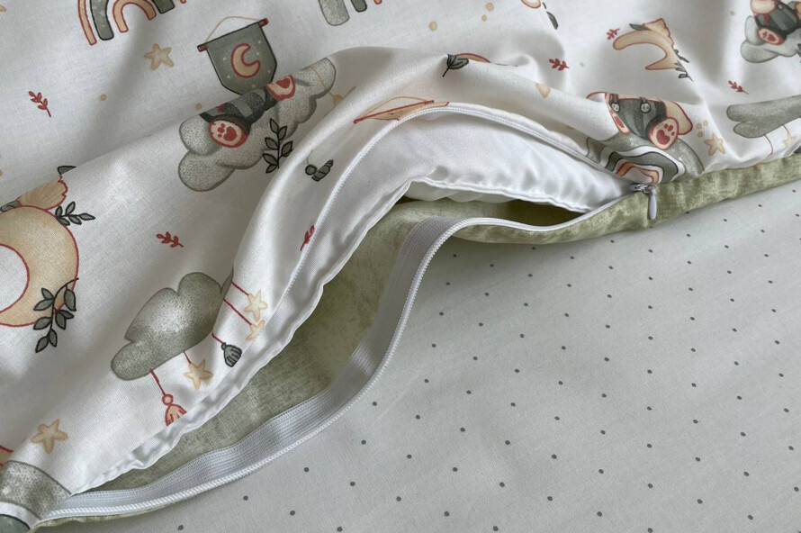 Комплект постельного белья Baby Mix Мишка boy мята