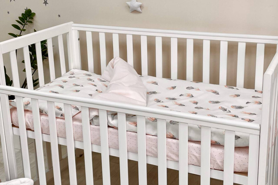 Комплект постельного белья Baby Mix Перо пудра