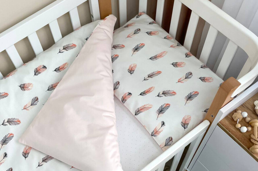 Комплект постельного белья Baby Mix Перо пудра