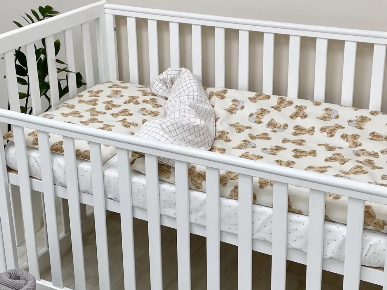 Комплект постільної білизни Baby Mix Плюшеві ведмедики