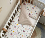 Комплект постельного белья Baby Mix Ракеты