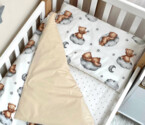 Комплект постельного белья Baby Mix Тедди бежевый