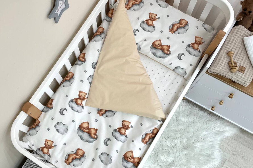 Комплект постельного белья Baby Mix Тедди бежевый