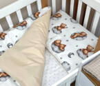Комплект постельного белья Baby Mix Тедди бежевый