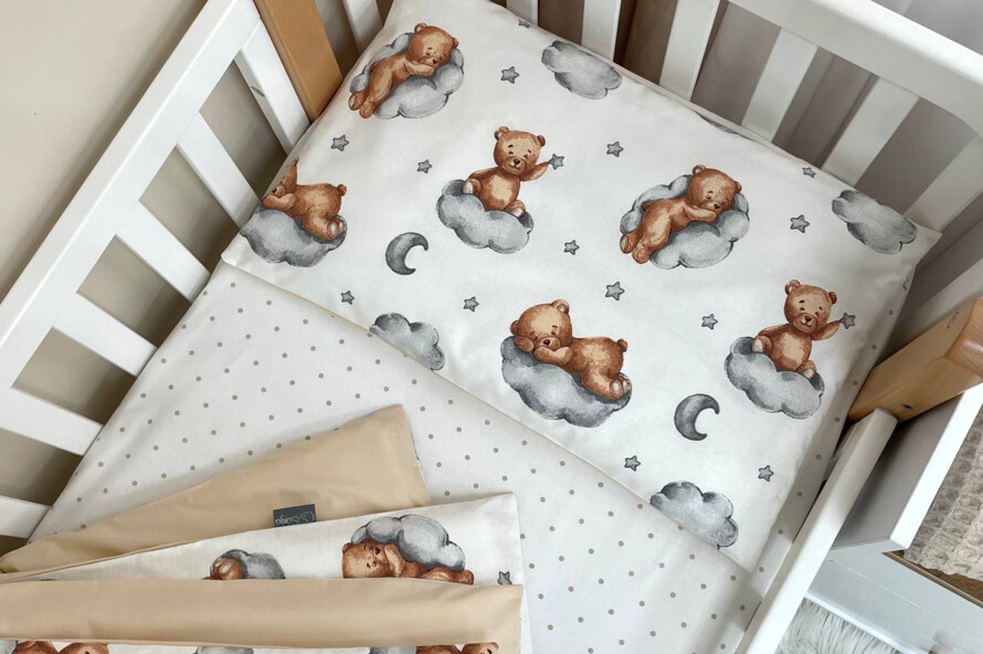 Комплект постельного белья Baby Mix Тедди бежевый