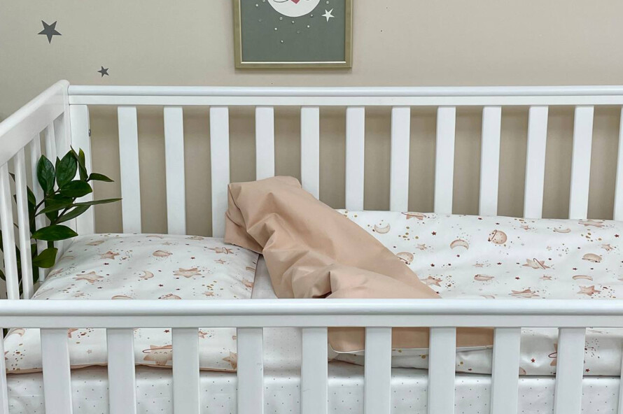 Комплект постільної білизни Happy night Галактика бежевий