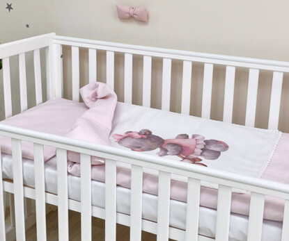 Комплект постельного белья Kids Toys Мишка розовый