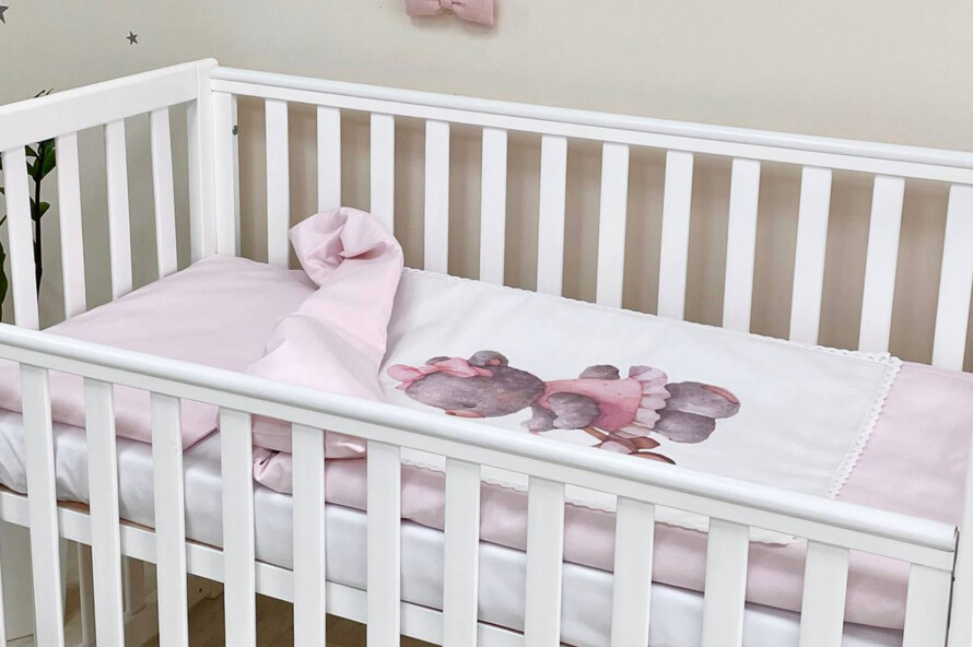 Комплект постельного белья Kids Toys Мишка розовый