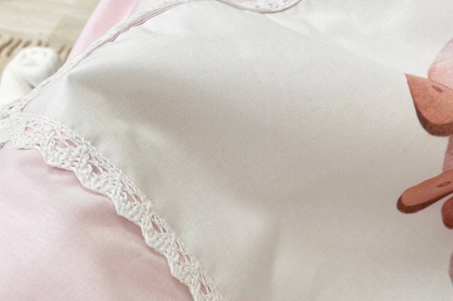 Комплект постельного белья Kids Toys Мишка розовый