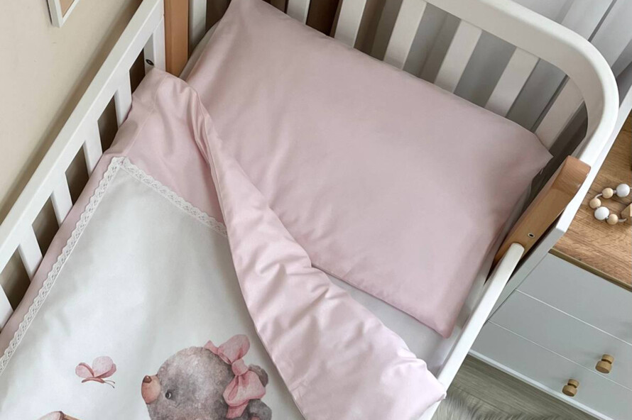 Комплект постельного белья Kids Toys Мишка розовый