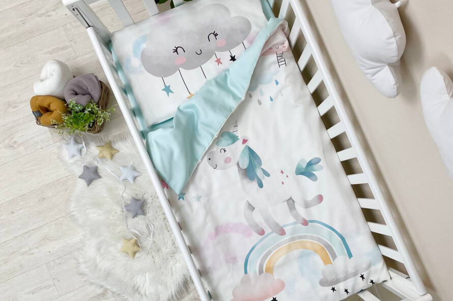 Комплект постельного белья Радужный единорог