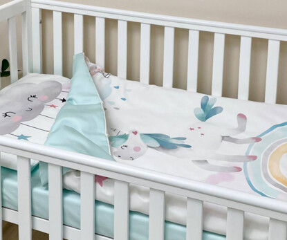 Комплект постельного белья Радужный единорог