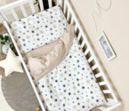 Комплект постельного белья Baby Dream Stars бежевый