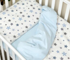Комплект постельного белья Baby Dream Stars голубой