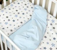 Комплект постельного белья Baby Dream Stars голубой