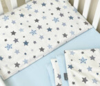 Комплект постельного белья Baby Dream Stars голубой