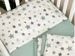 Комплект постельного белья Baby Dream Stars мята