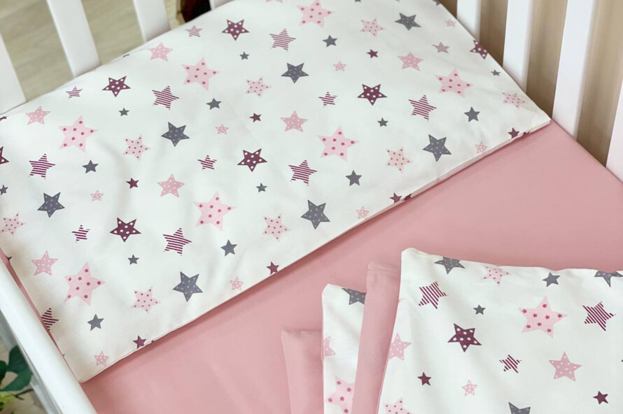 Комплект постельного белья Baby Dream Stars пудра