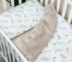 Комплект постільної білизни Baby Dream Гілочки котики м`ята